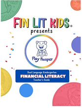 Load image into Gallery viewer, Play & Prosper Dual - Language Kindergarten Teacher’s Kit: A Financial Literacy Curriculum