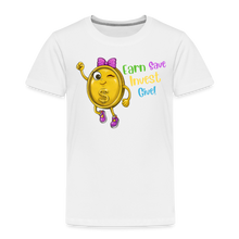 Load image into Gallery viewer, Toddler Madison Dollar Coin Premium T-Shirt - white