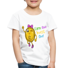 Load image into Gallery viewer, Toddler Madison Dollar Coin Premium T-Shirt - white