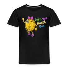 Load image into Gallery viewer, Toddler Madison Dollar Coin Premium T-Shirt - black