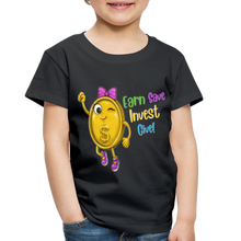 Load image into Gallery viewer, Toddler Madison Dollar Coin Premium T-Shirt - black