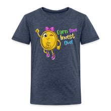 Load image into Gallery viewer, Toddler Madison Dollar Coin Premium T-Shirt - heather blue