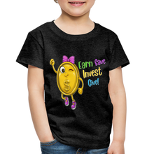 Load image into Gallery viewer, Toddler Madison Dollar Coin Premium T-Shirt - charcoal grey