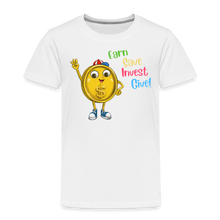 Load image into Gallery viewer, Langston Dollar CoinToddler Premium T-Shirt - white