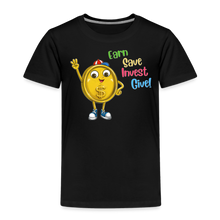 Load image into Gallery viewer, Langston Dollar CoinToddler Premium T-Shirt - black