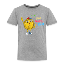 Load image into Gallery viewer, Langston Dollar CoinToddler Premium T-Shirt - heather gray