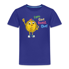 Load image into Gallery viewer, Langston Dollar CoinToddler Premium T-Shirt - royal blue