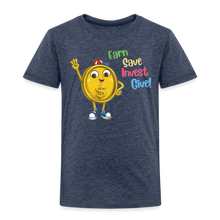 Load image into Gallery viewer, Langston Dollar CoinToddler Premium T-Shirt - heather blue