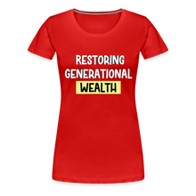 Load image into Gallery viewer, Women’s Premium T-Shirt - red