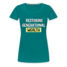 Load image into Gallery viewer, Women’s Premium T-Shirt - teal