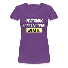 Load image into Gallery viewer, Women’s Premium T-Shirt - purple