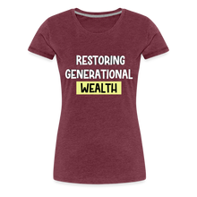 Load image into Gallery viewer, Women’s Premium T-Shirt - heather burgundy