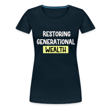 Load image into Gallery viewer, Women’s Premium T-Shirt - deep navy