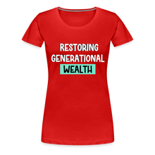 Load image into Gallery viewer, Women’s Premium T-Shirt - red