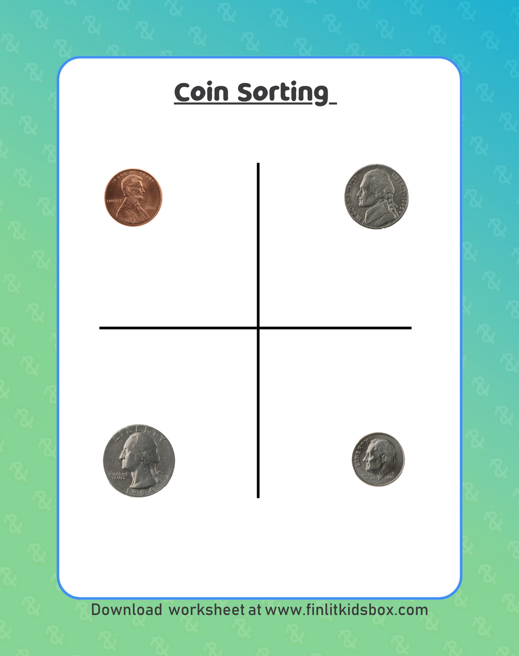 Madison's 1st Dollar - Color Worksheets