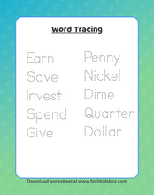 Load image into Gallery viewer, Madison&#39;s 1st Dollar - Color Worksheets
