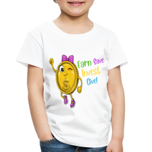 Load image into Gallery viewer, Toddler Madison Dollar Coin Premium T-Shirt - white
