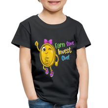 Load image into Gallery viewer, Toddler Madison Dollar Coin Premium T-Shirt - black
