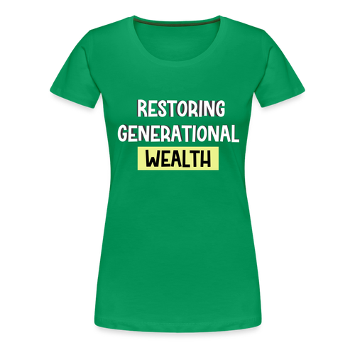 Women’s Premium T-Shirt - kelly green