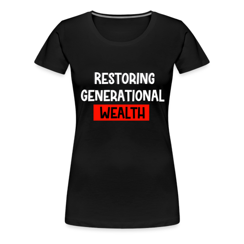 Women’s Premium T-Shirt - black